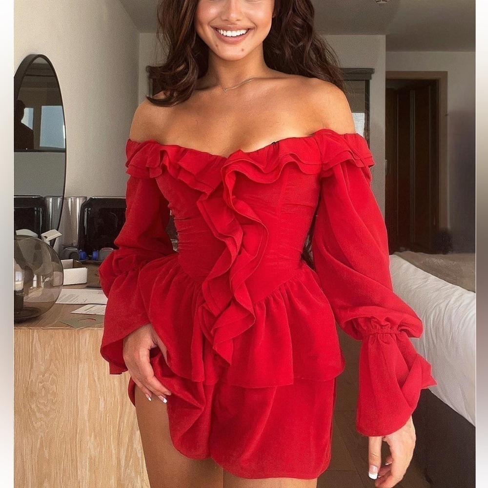 Red romper